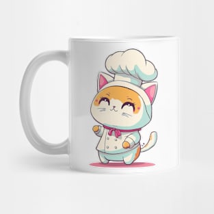 Kitty Cat Chef #01 (Transparent) Mug